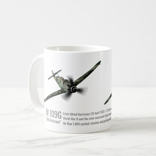 Mug Bf 109G "Erich Hartmann" (Devant gauche)