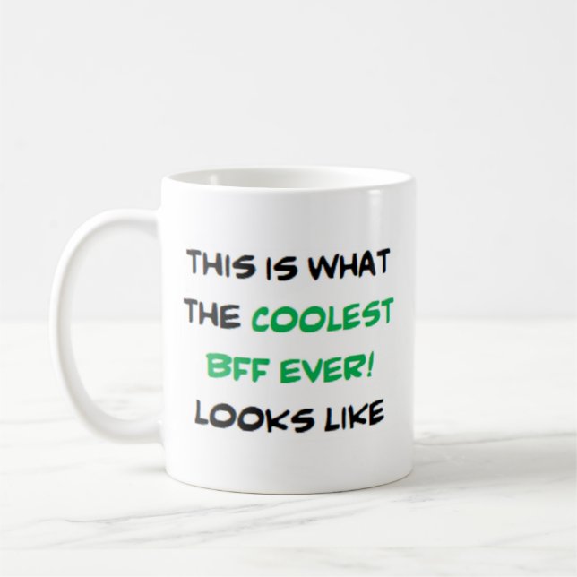 Mug bff, plus cool (Gauche)