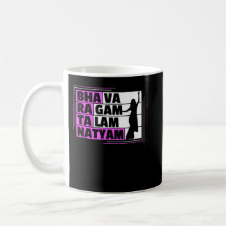 Mug Bharatanatyam Design pour une danseuse de Bharatan