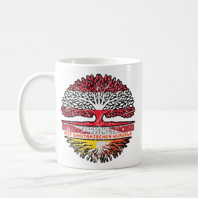 Mug Bhoutan Bhoutan Arbre autrichien (Gauche)