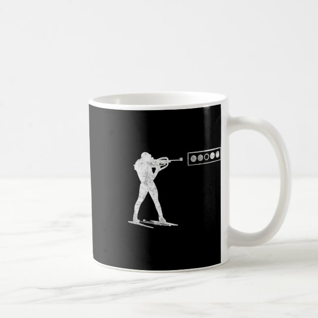 Mug Biathlet À La Plage De Tir (Droite)