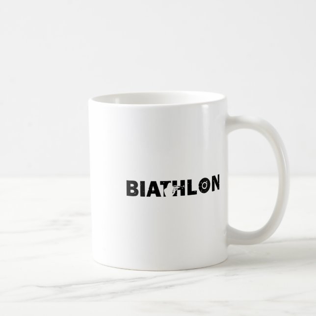 Mug Biathlon Funny Biathlète tir Cible Ski Sp (Droite)