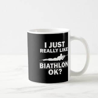 Mug Biathlon Funny Prone Position Biathlète Tir S