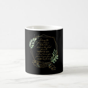 Mug Bible chrétienne contre Jeremiah 29 11