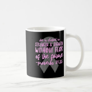 Mug Bible chrétienne contre le cancer _ Proverbes 31 S