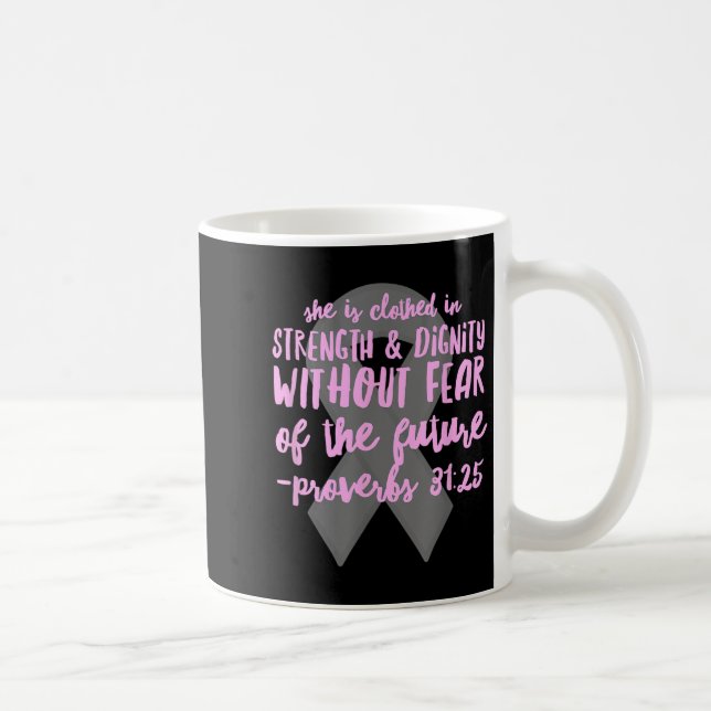 Mug Bible chrétienne contre le cancer _ Proverbes 31 S (Droite)