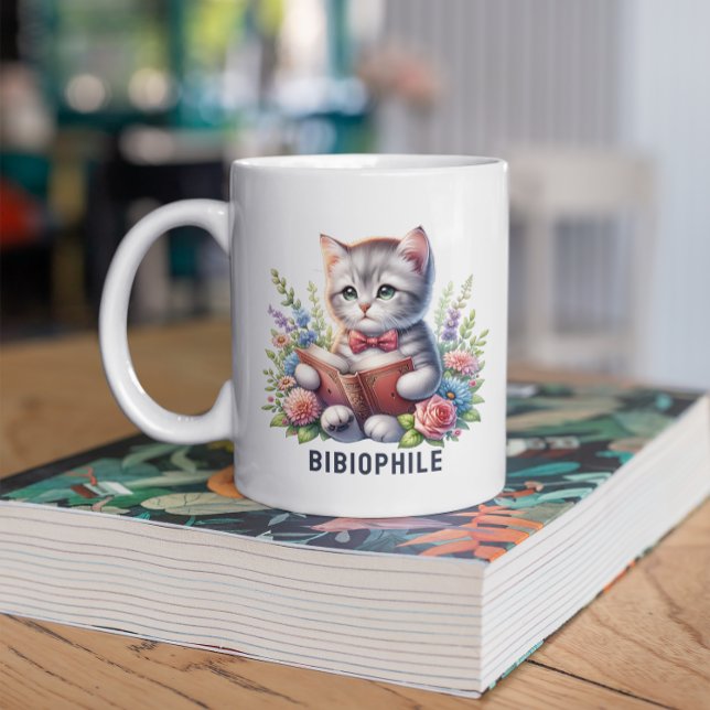 Mug Bibliophile Mignonne Voiture Lire Un Livre (Créateur téléchargé)