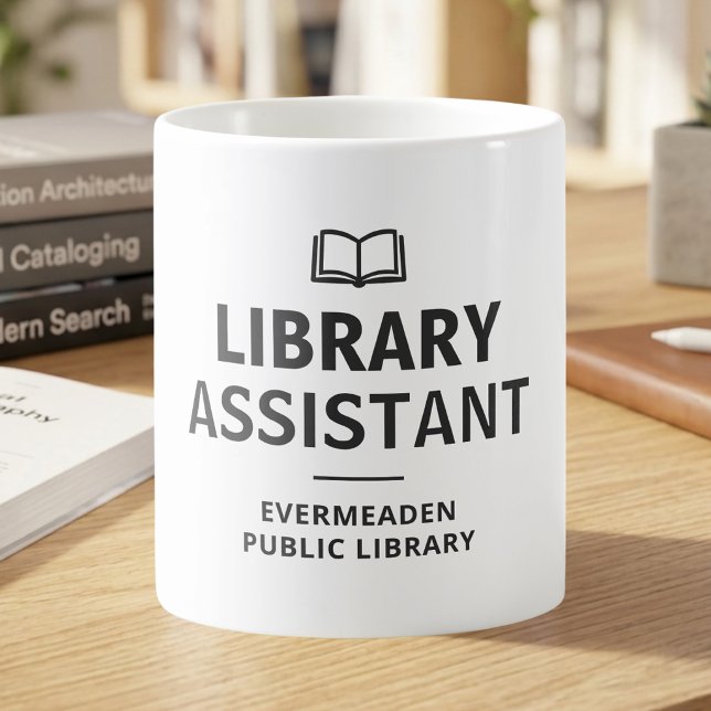 Mug Bibliothécaire Assistante de Bibliothèque Amateur  (Créateur téléchargé)