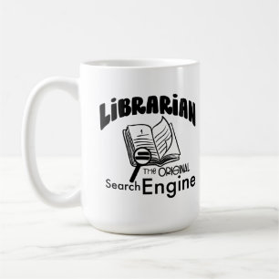 Mug Bibliothécaire Le Moteur de recherche original Caf