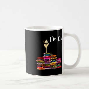 Mug Bibliothécaire Lecteur de livres Nerd je vais ok P