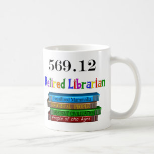 Mug Bibliothécaire retraité 569,0 (système décimal de