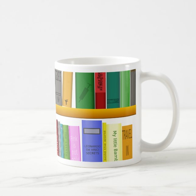 Mug bibliothèque bibliothèque bibliothèque lecture (Droite)