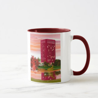 Mug Bibliothèque dans l'automne par Tam Nguyen