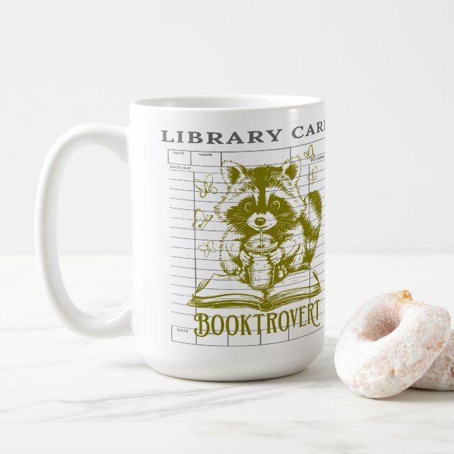 Mug Bibliothèque Littéraire Établie en 20XX (Avec donut)