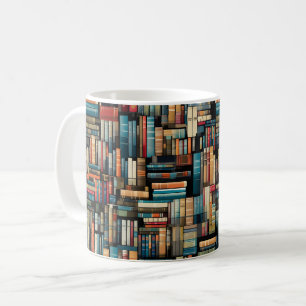 Mug Bibliothèque Livres Librairie Vêtements de livres 