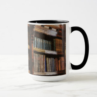 Mug Bibliothèque médiévale et livres de conception de