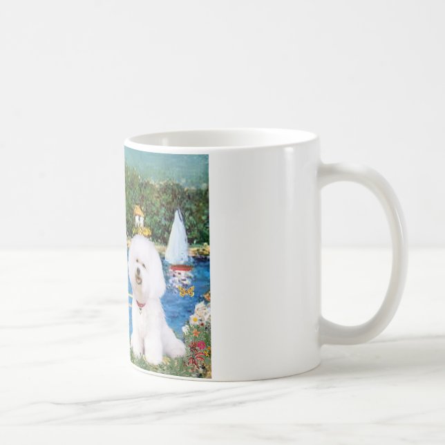Mug Bichon Frise 1 - Voiliers 1 (Droite)