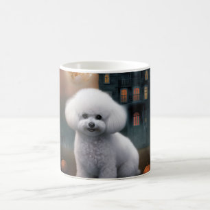 Mug Bichon Frise Halloween effroi