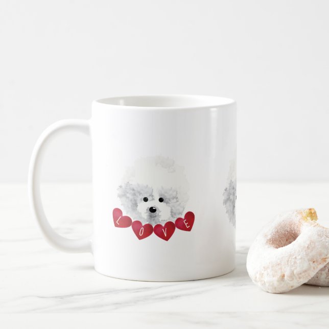 Mug Bichon Frise _ mélange _ (Avec donut)