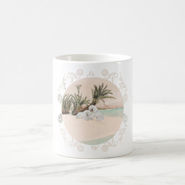 Mug Bichon Frise Plage de Palmyre (Centre)