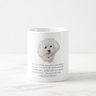 Mug Bichon Frise Souvenir FEMELLE