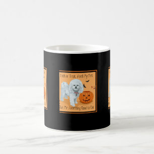 Mug Bichon Frise Trick and Treat