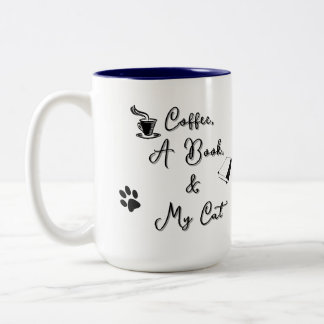 Mug bicolore 425 ml (bleu)