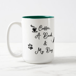 Mug bicolore 450 ml (vert foncé)