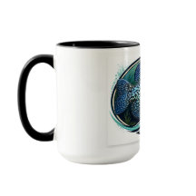 Mug bicolore, 45 cl