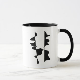 Mug bicolore Abstrait Dual Face