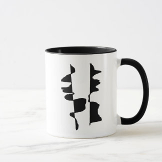 Mug bicolore Abstrait Dual Face