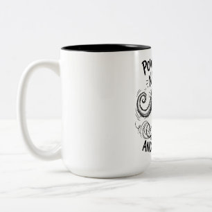 Mug Bicolore Citation Drôle de Kangourou