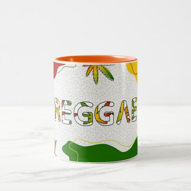 Mug bicolore de Reggae (Centre)