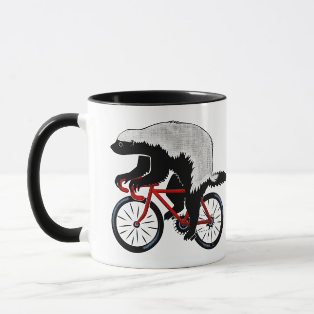 Mug Bicycle Honey Badger (Gauche)