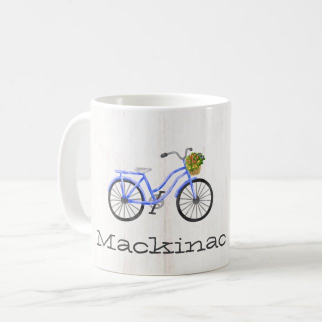 Mug Bicycle Mackinac Island Family Flowers Emplacement (Devant gauche)