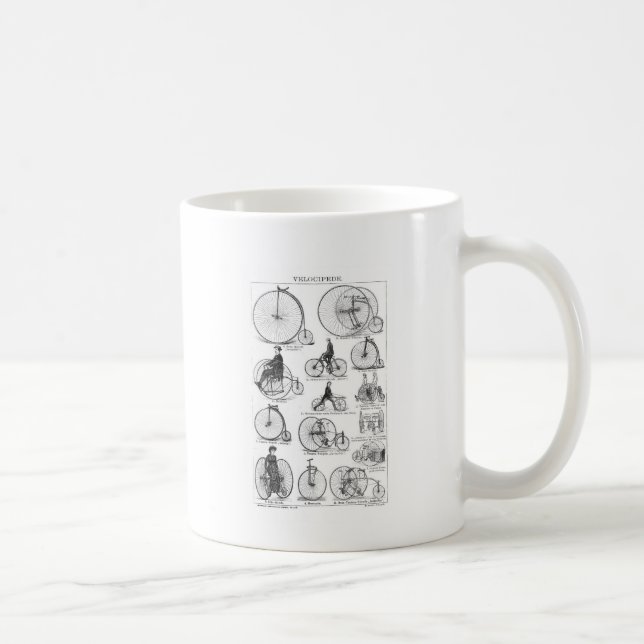 Mug Bicyclette à grande roue Penny Farthing (Droite)