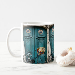 Mug Bicyclette de porte vintage