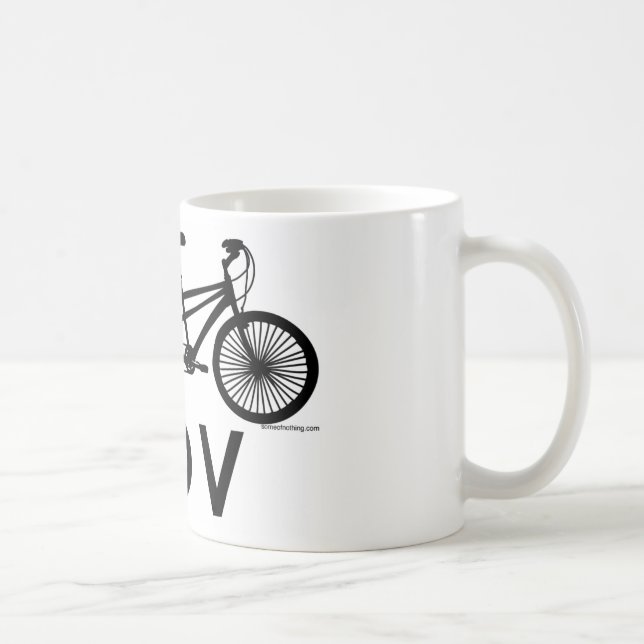 Mug Bicyclette de tandem de HOV (Droite)