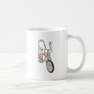Mug Bicyclette orange classique de vélo des années 6