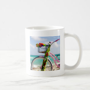 Mug Bicyclette sur la plage Miami, la Floride