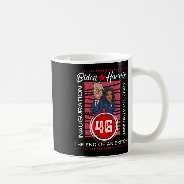 Mug Biden Inauguration Fin D'Une Erreur Cartoon (Droite)