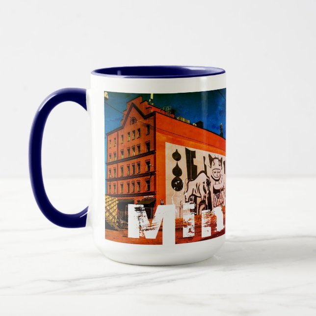 Mug BiélorБ е л а р ь у с  de Minsk   Architecture Gra (Gauche)