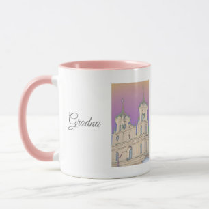 Mug Biélorussie Б е л р а с у la Coupe Grodno Hrodna C