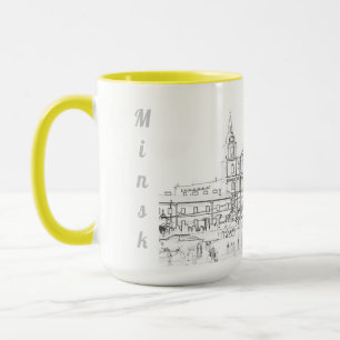 Mug Biélorussie Б е л р а у с  de Minsk  de  Architect