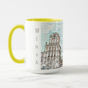 Mug Biélorussie Б е л р а у с  de Minsk  de  Architect