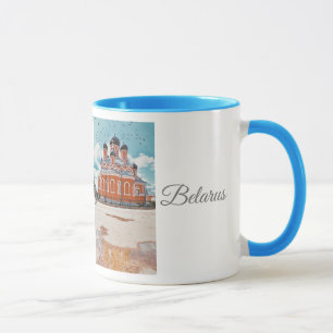 Mug Biélorussie Б л а р е с у Barysaw Eglise Borisov C