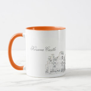 Mug Biélorussie Б л а р у с Château de Kosava  Sketch 