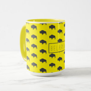 Mug Biélorussie Bison З Biélorusse у б р Б а е л  de  
