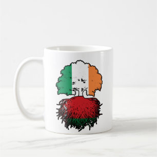 Mug Biélorussie Irlande Biélorusse Drapeau des racines