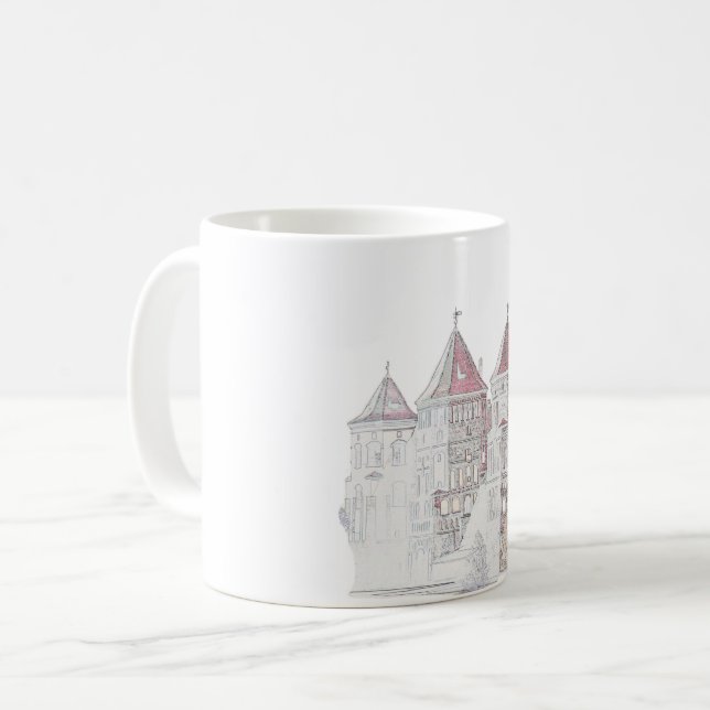 Mug Biélorussie Mir Castle Architecture (Devant gauche)